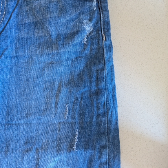 PAIGE Blue Denim Wide-Leg Women's Overalls - Picture 10 of 14